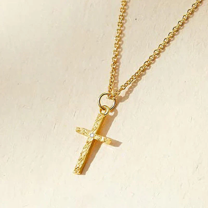 Collier Initial Croisée | Or