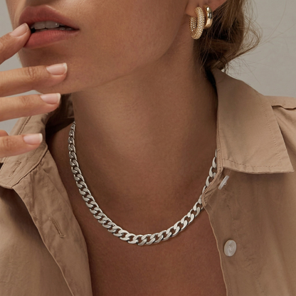 Collier en Maillons Cubains Épais | Or