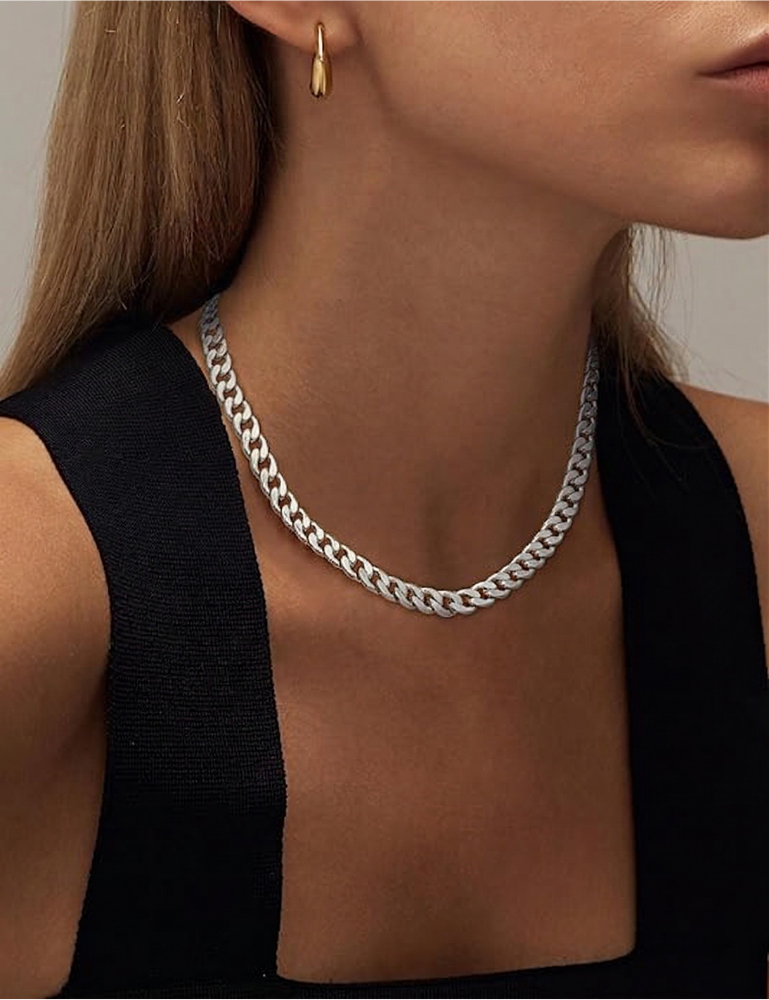 Collier en Maillons Cubains Épais | Or