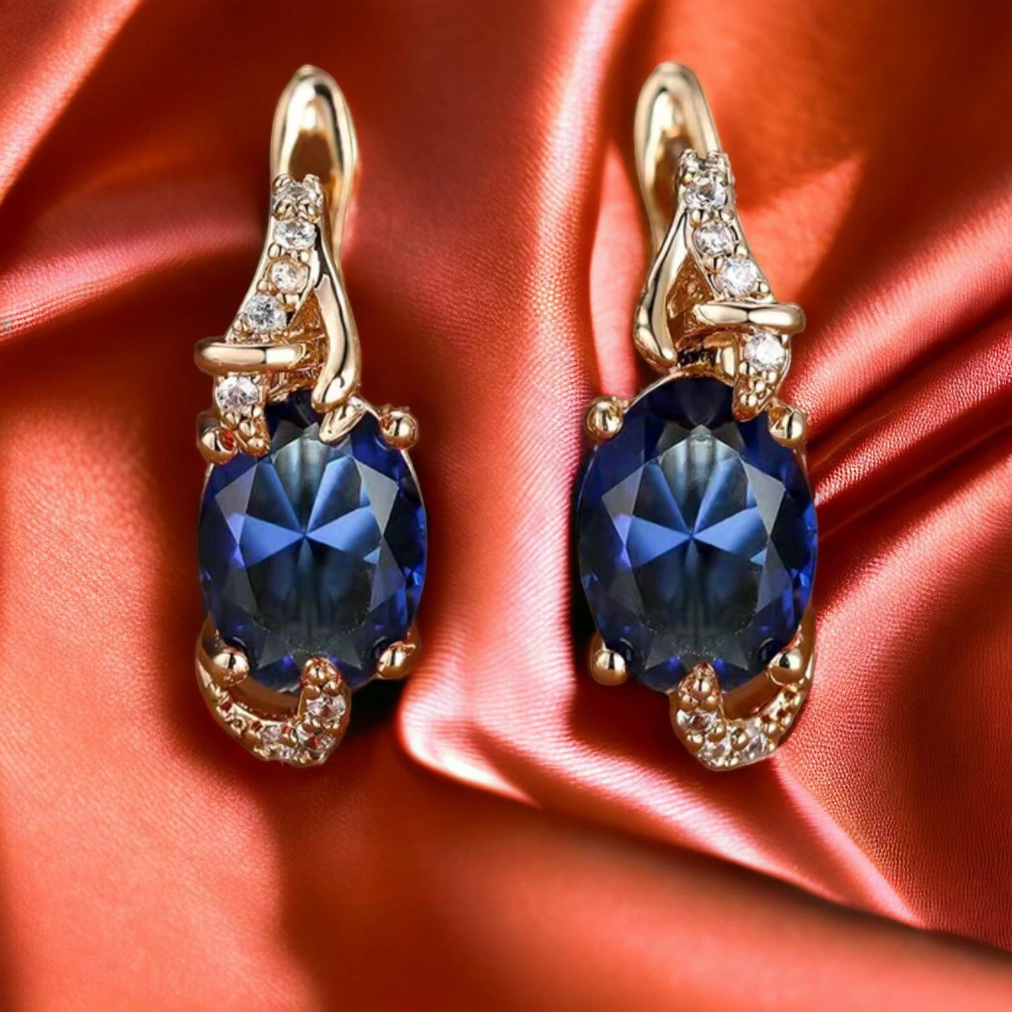 Boucles d'oreilles Royal Midnight Drop | Or